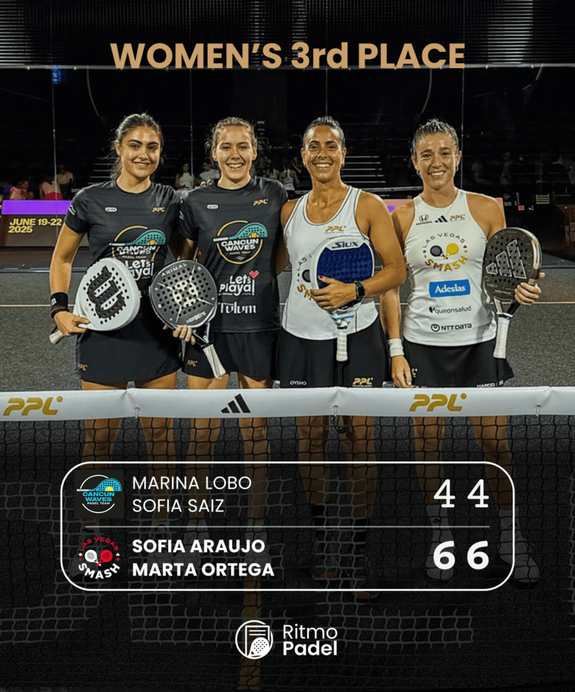 Pro Padel League Miami Results Women 3rd place