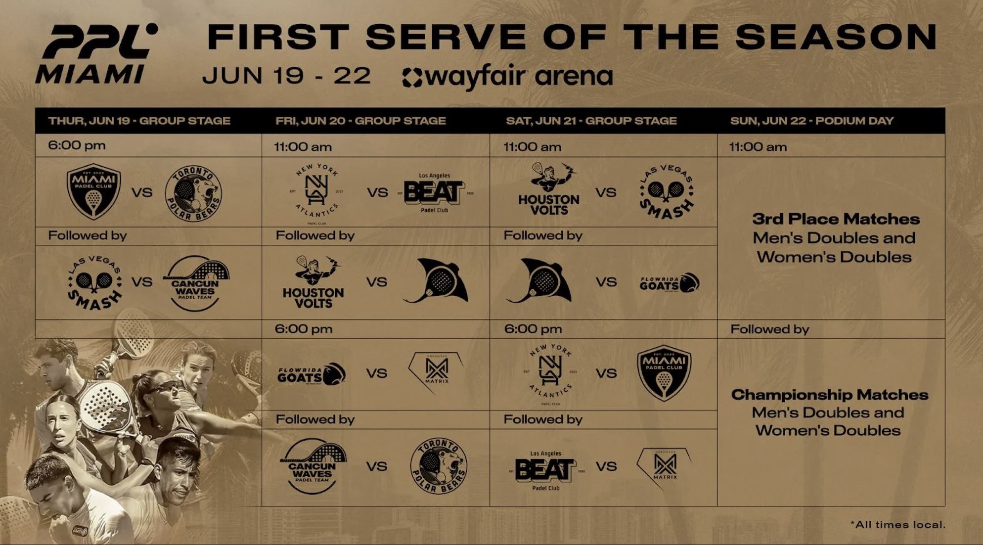 Schedule