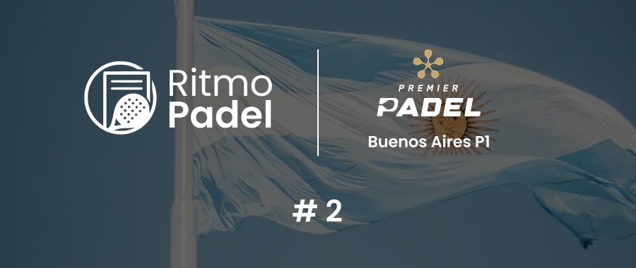Ritmo Padel and Premier Padel Logo With Information About Current Tournament